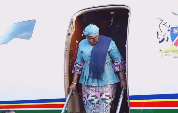 President Nandi-Ndaitwah touches down in Tanzania