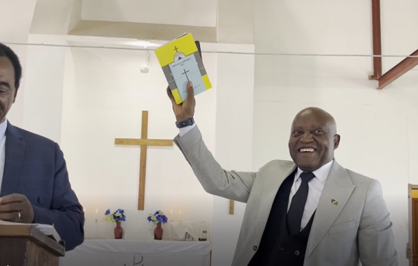 PM Ngurare urges moral leadership and unity during ELCIN Church visit