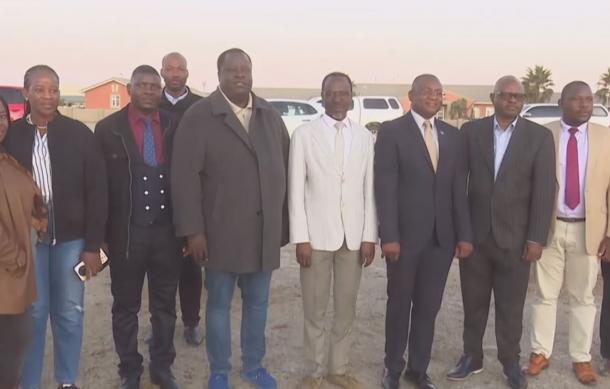 National leaders plant tress as homage to late Nujoma at Swakop