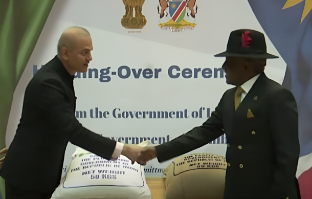 India donates rice and maize to mitigate drought effects