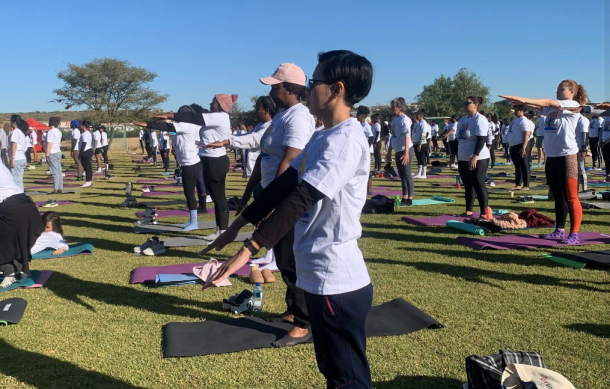 Windhoek Celebrates 11th International Day of Yoga