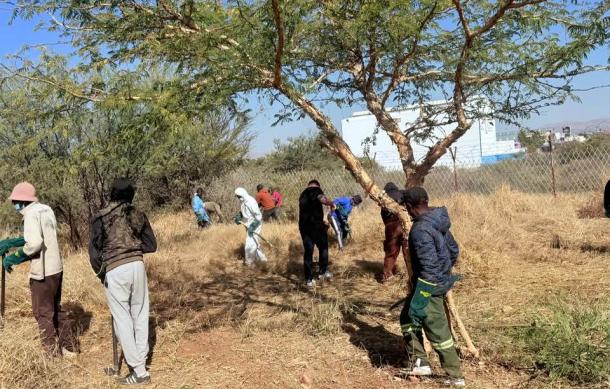Cleaning campaign in Windhoek
