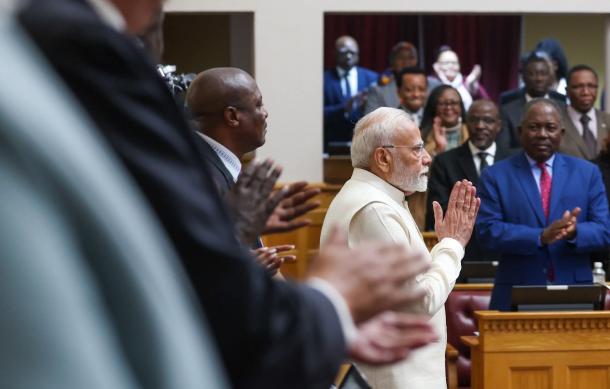 India’s PM addresses Parliament