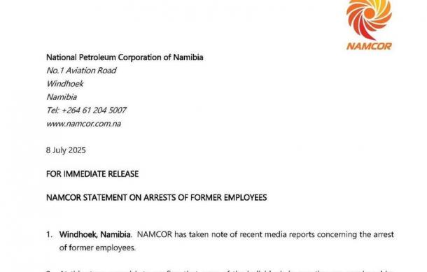 NAMCOR denies current employment of arrested officials amid corruption probe