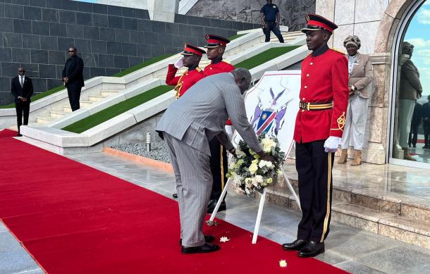 Vice President of Sudan’s TSC pays tribute to late Geingob and Nujoma