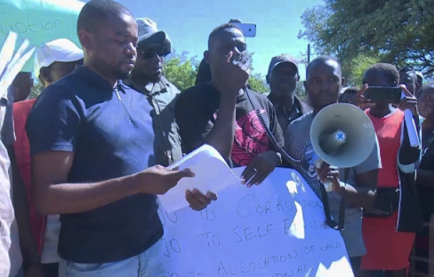 Katima Mulilo residents protest land sales