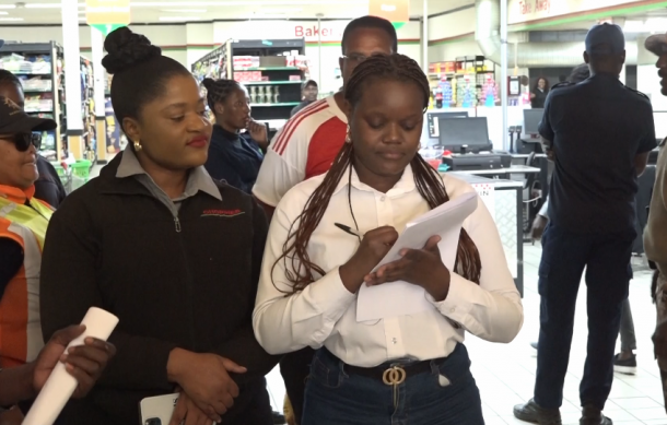 Choppies Swakopmund staff protest low pay and labour practices
