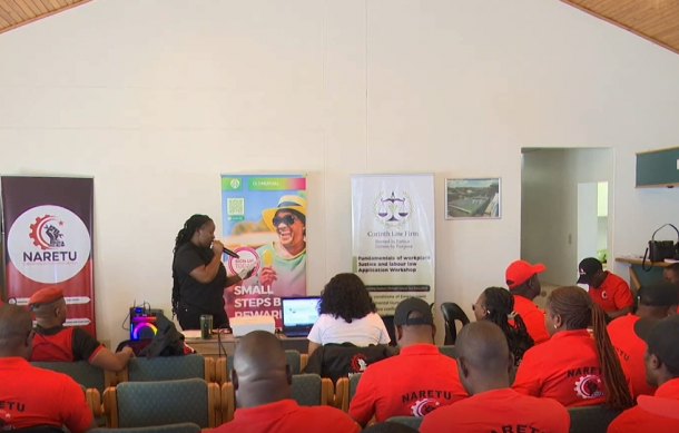 UNAM Law students train NARETU shop stewards on labour rights