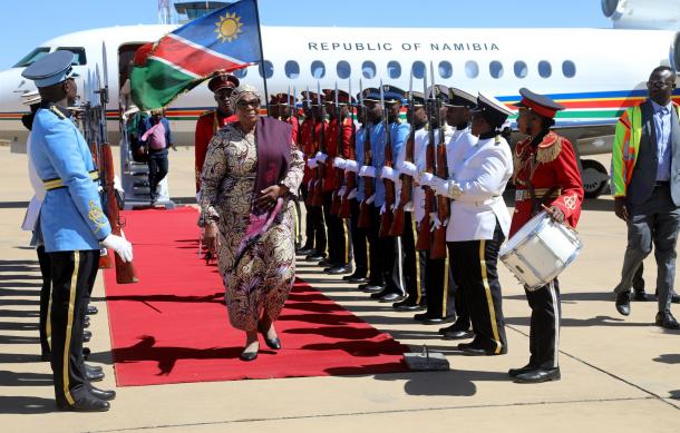 President Nandi-Ndaitwah returns from SADC Summit in Madagascar
