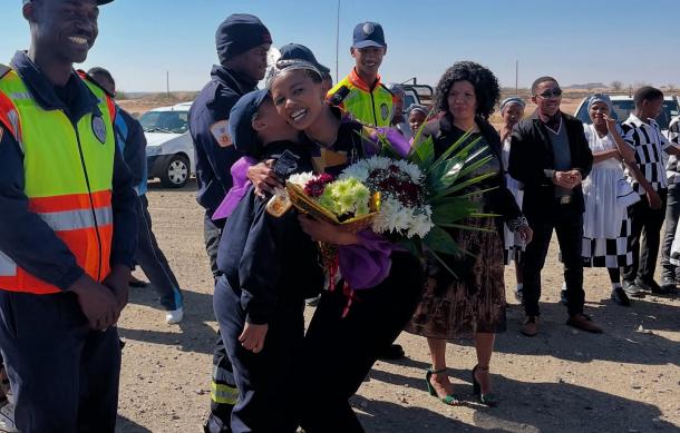 Mariental welcomes Miss Namibia Johanna Swartbooi