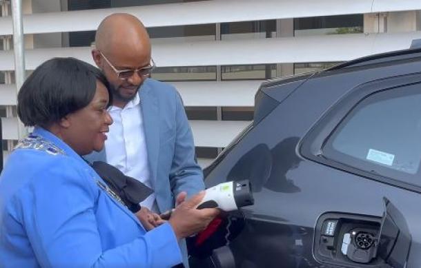 Windhoek inaugurates its first electric vehicle charging port