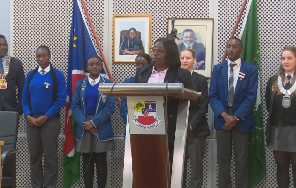 Swakopmund Junior Mayor urges youth to lead through service