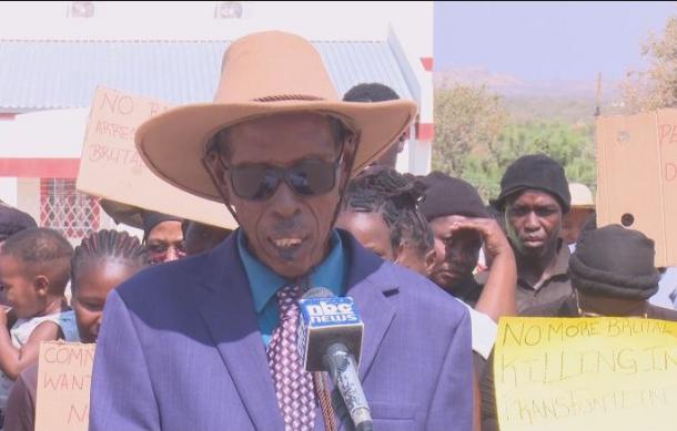 Fransfontein community protests handling of Manfried |Aib murder case