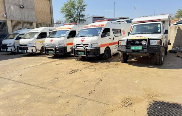 Pupkewitz Foundation hands over rehabilitated ambulances