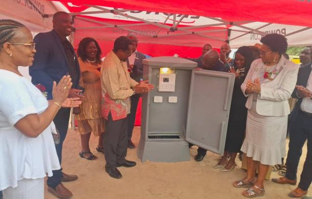 Public-private partnership brings electricity to 257 families in Karibib