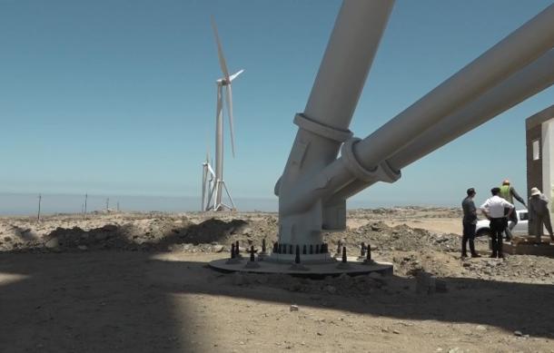 ECB CEO Kahimise praises progress on Diaz Wind Farm construction